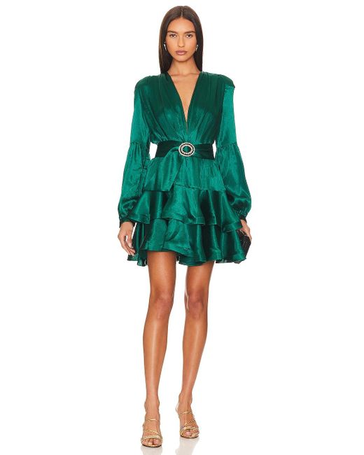 Bronx and Banco X Revolve Bedouin Mini Dress in Green | Lyst