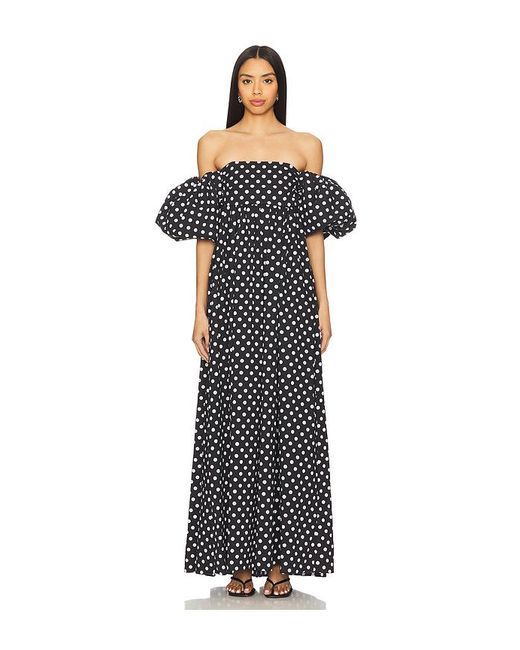 Caroline Constas Black Maxikleid Emilia