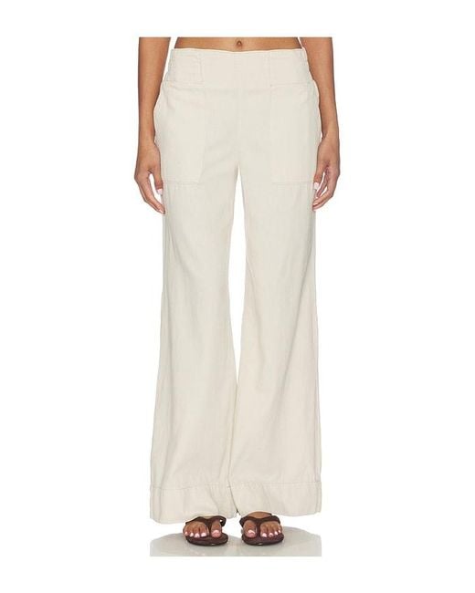 Free People White X We The Free Breezy Denim Pull On Jean