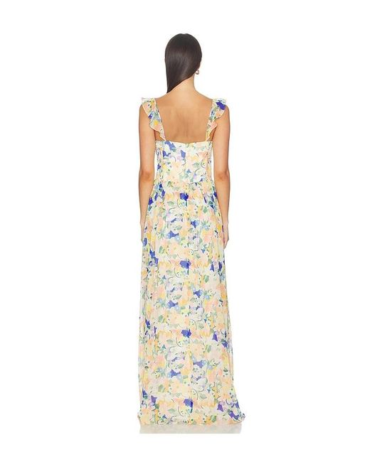 Amanda Uprichard Natural X Revolve Maxi Dress
