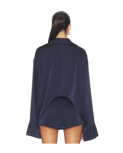 BY.DYLN Blue X Revolve Andi Shirt