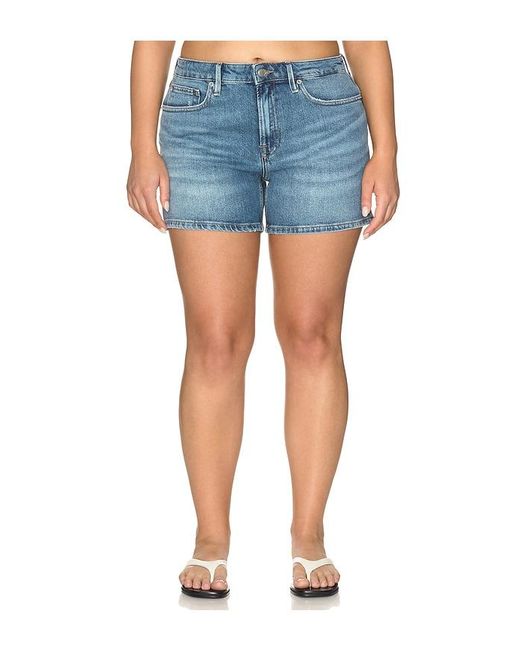 GOOD AMERICAN Blue Good Everyday Shorts