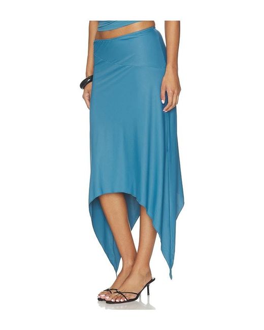 Lioness Blue Trophy Midi Skirt