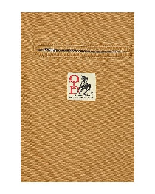 One Of These Days Blue Canvas Prairie Jacket for men