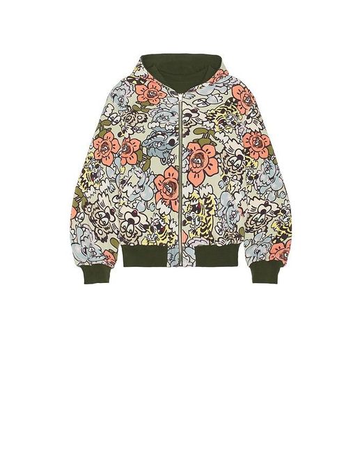 KENZO Black X Verdy Collection Reversible Full Zip Hoodie for men