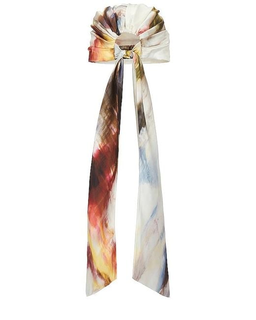 Pañuelo En La Cabeza Gigi En Color Ivory Talla Eugenia Kim de color White