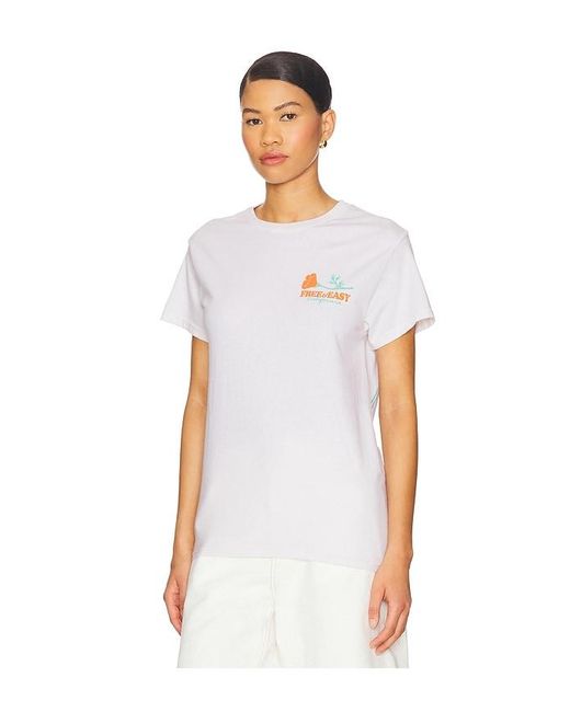 Free & Easy White Superbloom Tee for men