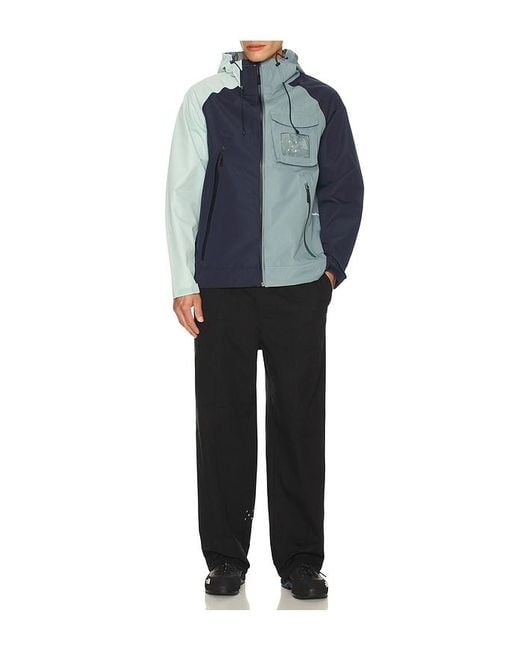 Pop Trading Co. Blue Oracle Hooded Jacket for men