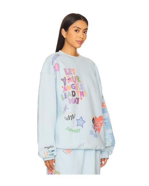 The Mayfair Group White Angels All Around Sweatshirt