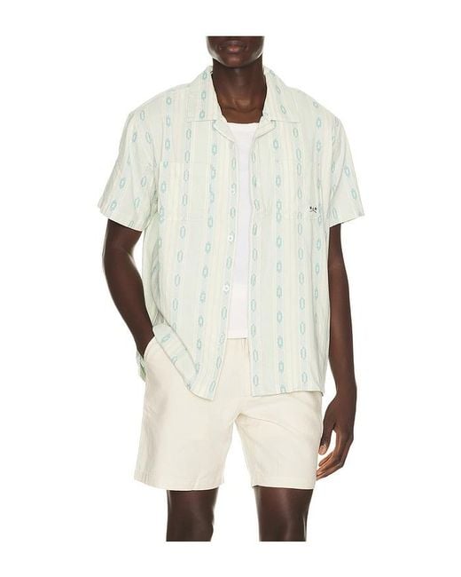 Dark Seas White Breezy Shirt for men