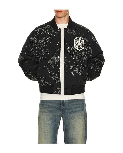 BBCICECREAM Black Puffer Jacket for men