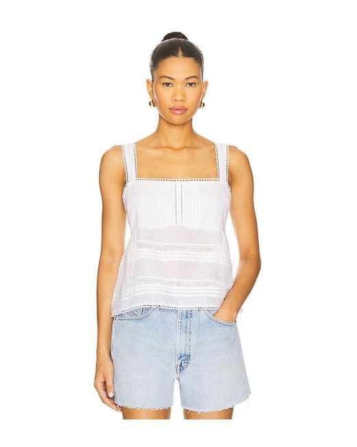 Rag & Bone White Viviana Tank Top