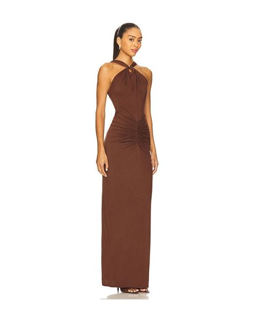 House of Harlow 1960 Brown X Revolve Brandy Gown