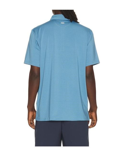 Rhone Blue Drive Time Polo for men
