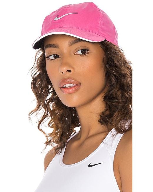 Nike Dry Aerobill Featherlight Cap in Pink | Lyst Australia