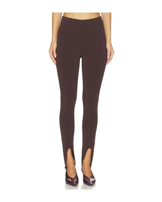 SER.O.YA Brown Kelsey Stirrup Legging