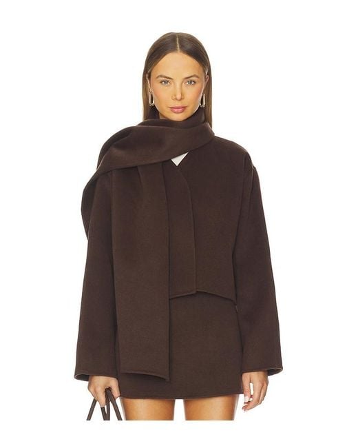 L'academie Brown 'Academie Milly Wool Jacket