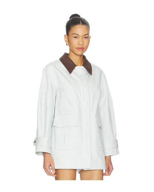 Matthew Bruch White Cargo Barn Jacket