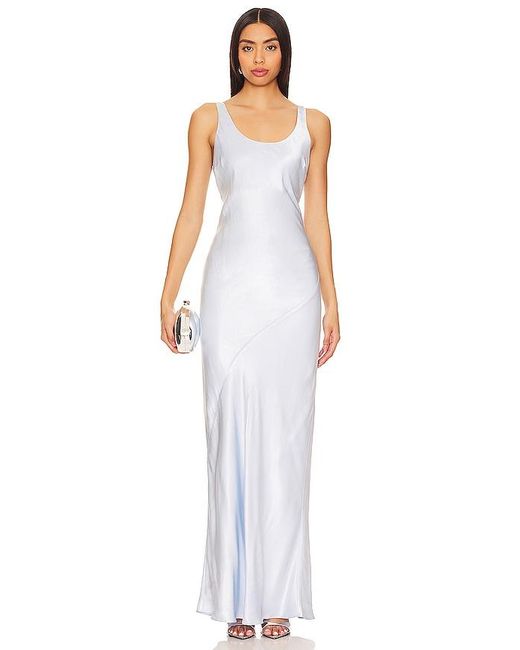 Line & Dot White Adelyn Maxi Dress