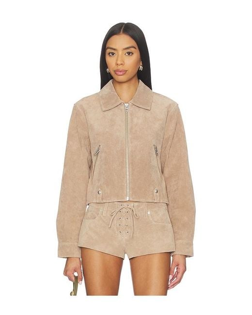 Blank NYC Natural Cropped Jacket