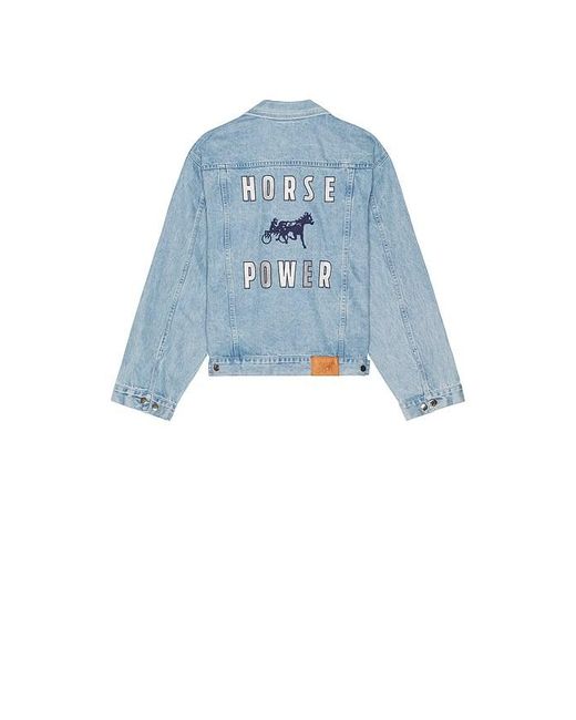 Siegelman Stable Blue X Ford Patched Denim Jacket for men