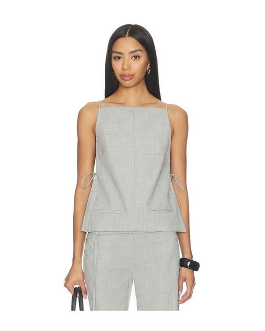 St. Agni Multicolor Square Side Tie Top