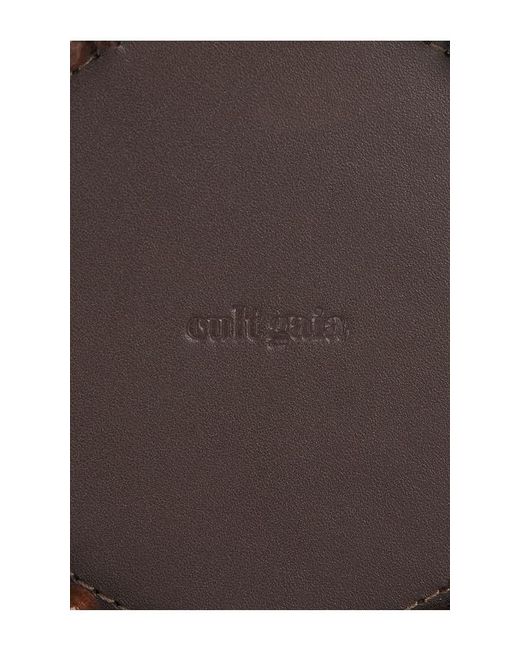 Cult Gaia Black Lanterna Top Handle Bag