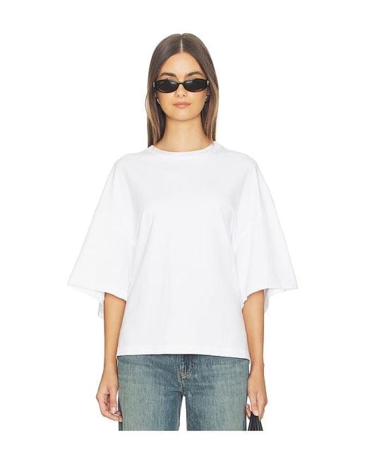 Agolde White Ellery Tee Shirt