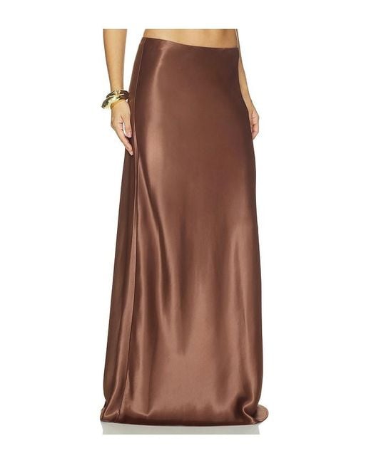 SRG Brown Quinn Maxi Skirt