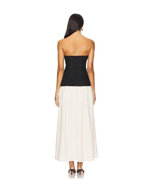 SNDY'S White Stella Maxi Dress