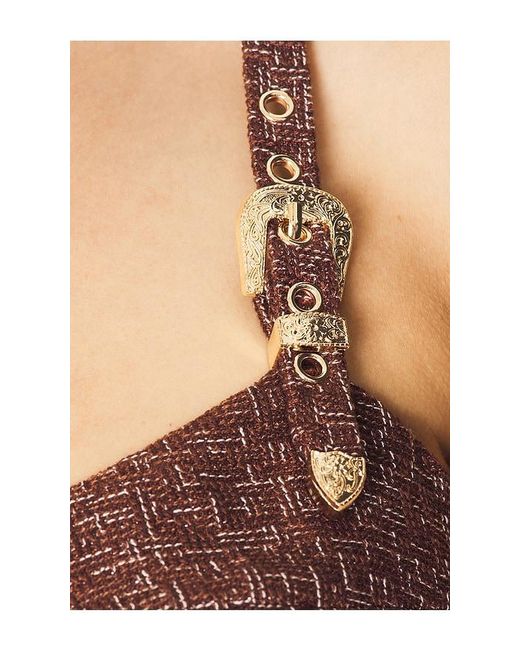 Amanda Uprichard Brown X Revolve Blythe Top