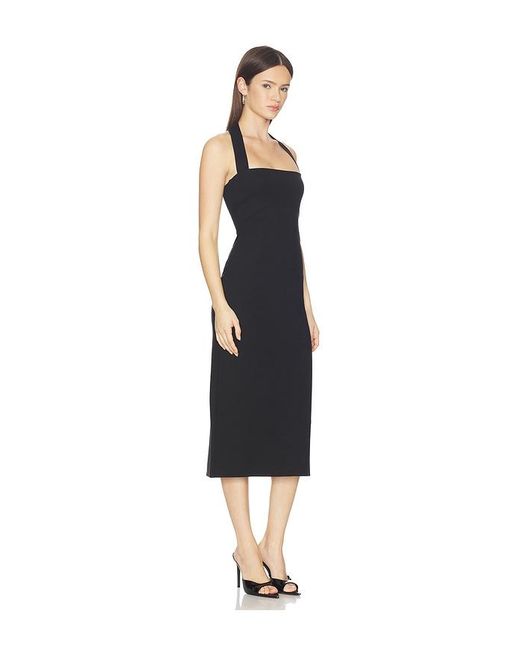 Lovers + Friends Black Ainsley Midi Dress