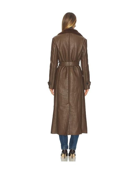 Bardot Multicolor Faux Leather Trench Coat