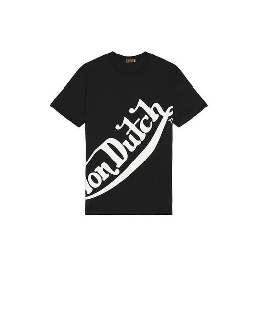 Von Dutch Black Logo Tee for men