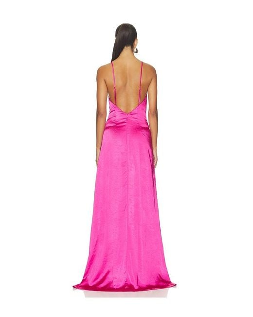 Elliatt Pink Erielle Cowl Neck Gown