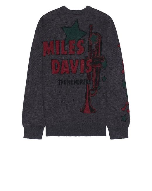 The Hundreds Blue X Concord Records Miles Davis Mohair Sweater for men