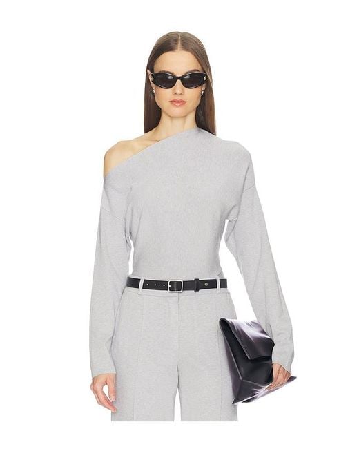 SRG White Lesly Off Shoulder Knit Top