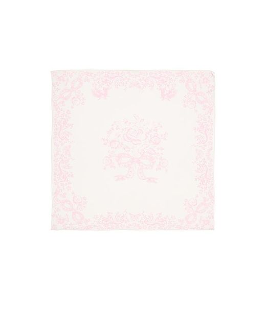 LoveShackFancy Pink Labrina Head Scarf