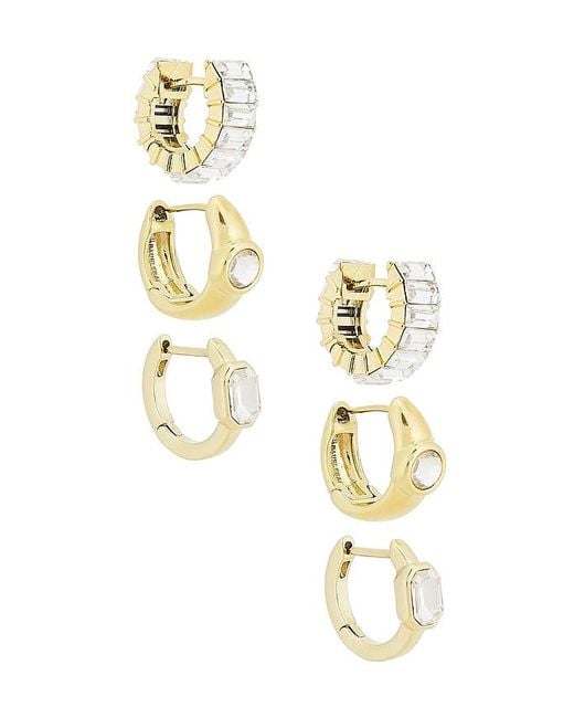 BaubleBar Metallic Tyra Waterproof Earring Set