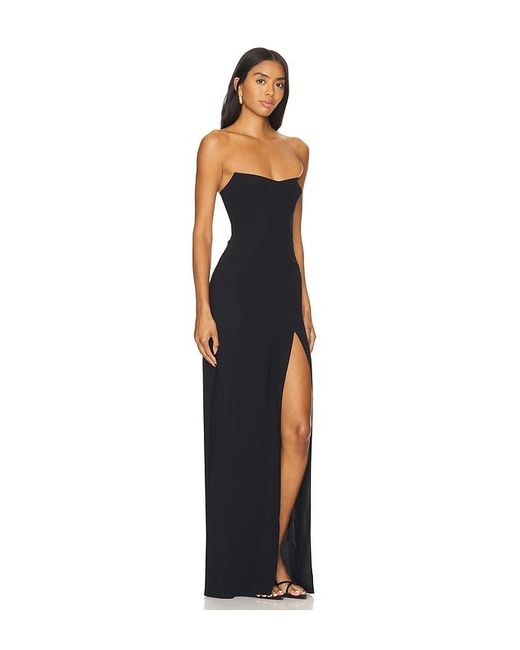 Amanda Uprichard Black X Revolve Ivy Gown