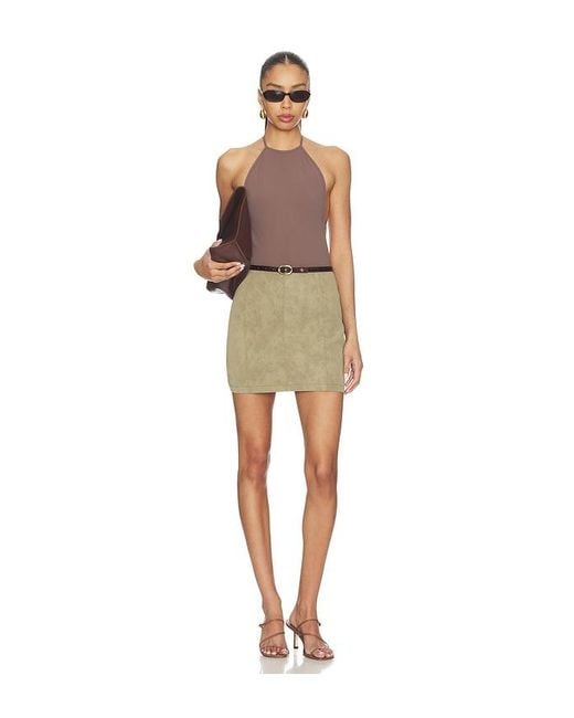 With Jean Natural Leo Skirt