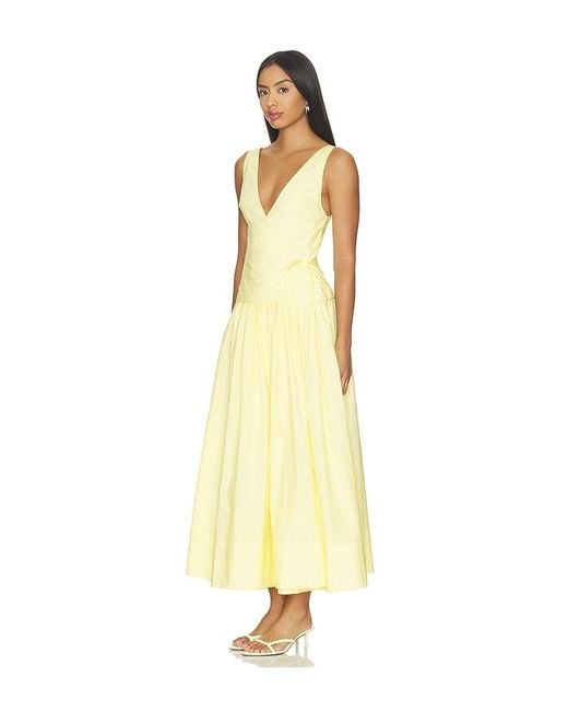 Camila Coelho Metallic Anita Midi Dress