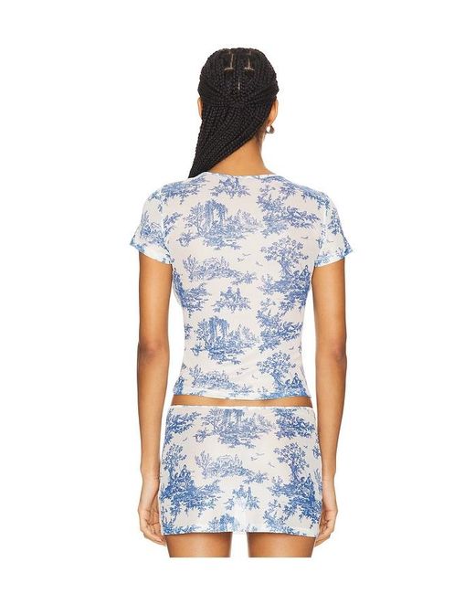 Miaou Blue Mini Tee