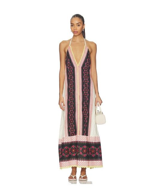 Free People White Cubana Maxi Dress
