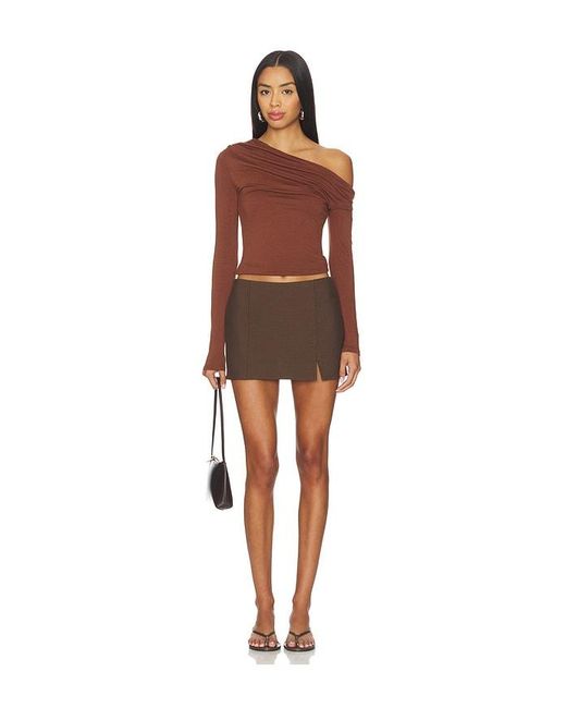 AFRM Brown Bria Top