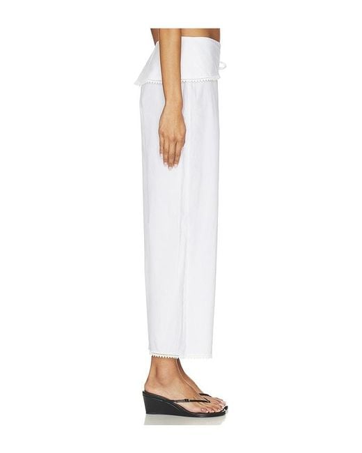 L'academie White 'Academie Marithe Pant