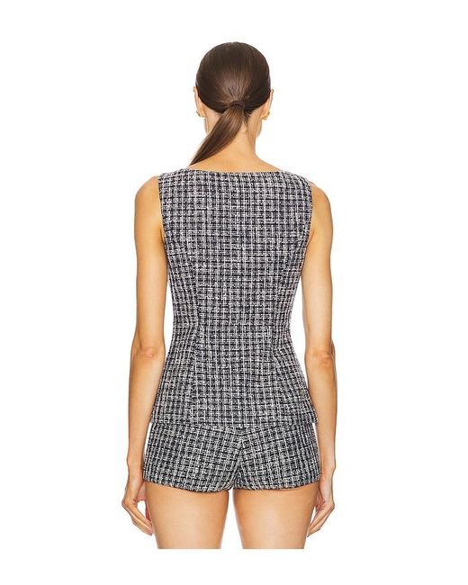 MAJORELLE Blue Evelyn Top