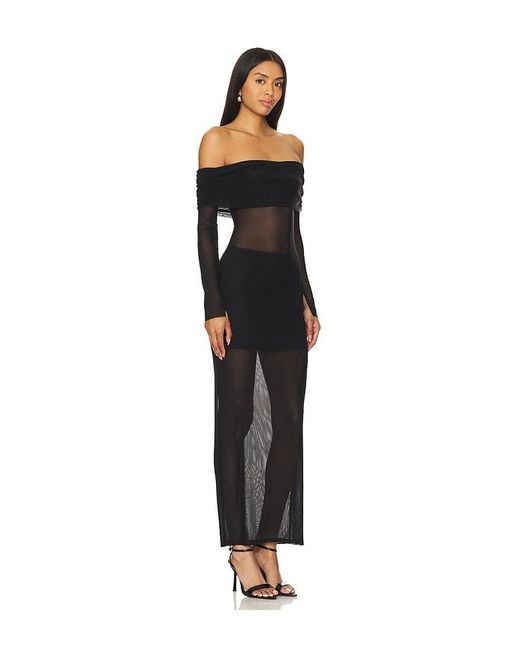 Lovers + Friends Black Fio Maxi Dress