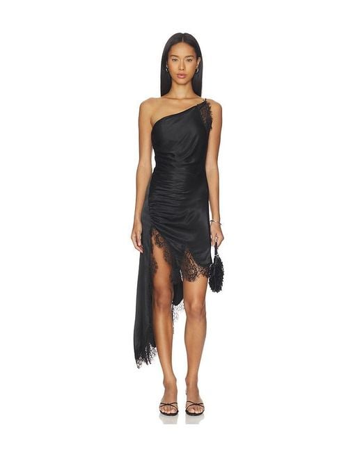 Bardot Black Rayner One Shoulder Dress