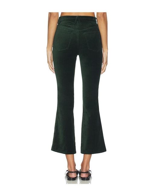 GOOD AMERICAN Black Velvet Good High Rise Kick Flare Pants